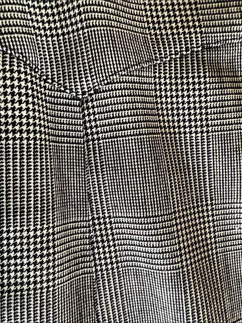 Ann Taylor Black and White Glen Plaid Midi Skirt - Picture 5 of 5